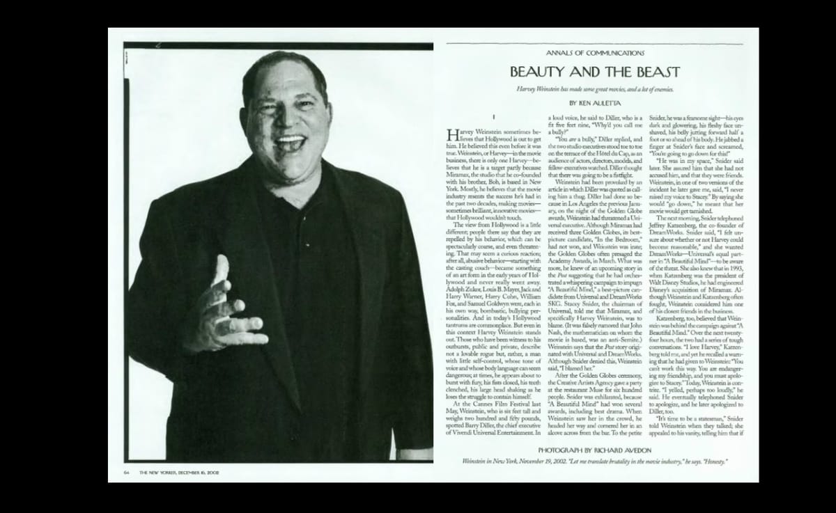 Classic Reissue: The Weinstein in the Room