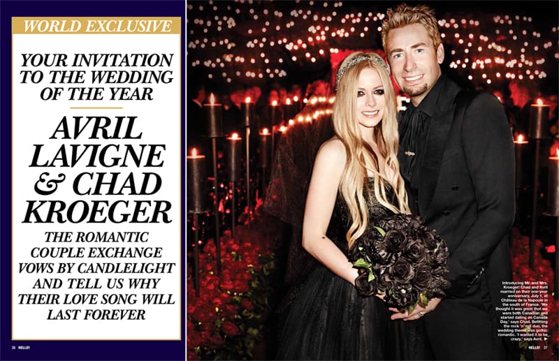 Do You Remember: When Avril Lavigne Married the Dude From Nickelback